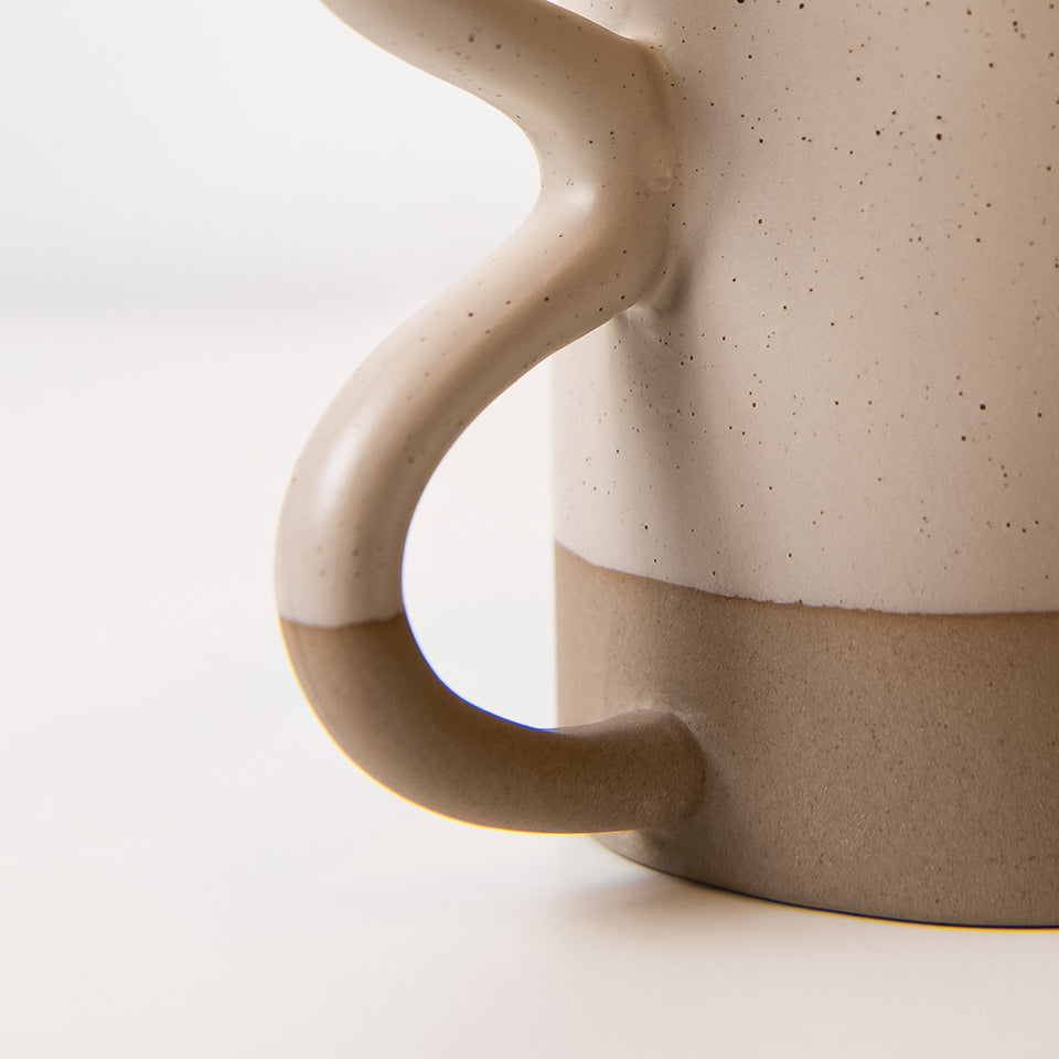 Matte Speckled Stoneware Mug