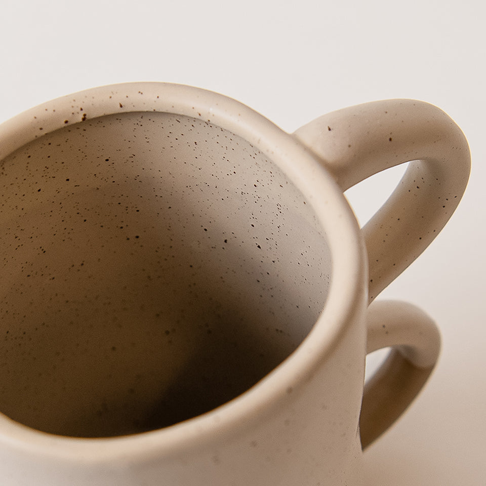 Matte Speckled Stoneware Mug