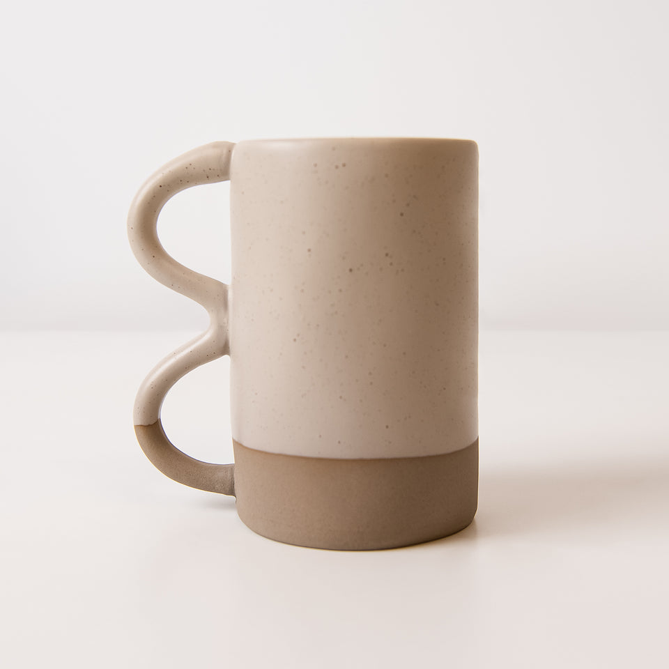 Matte Speckled Stoneware Mug