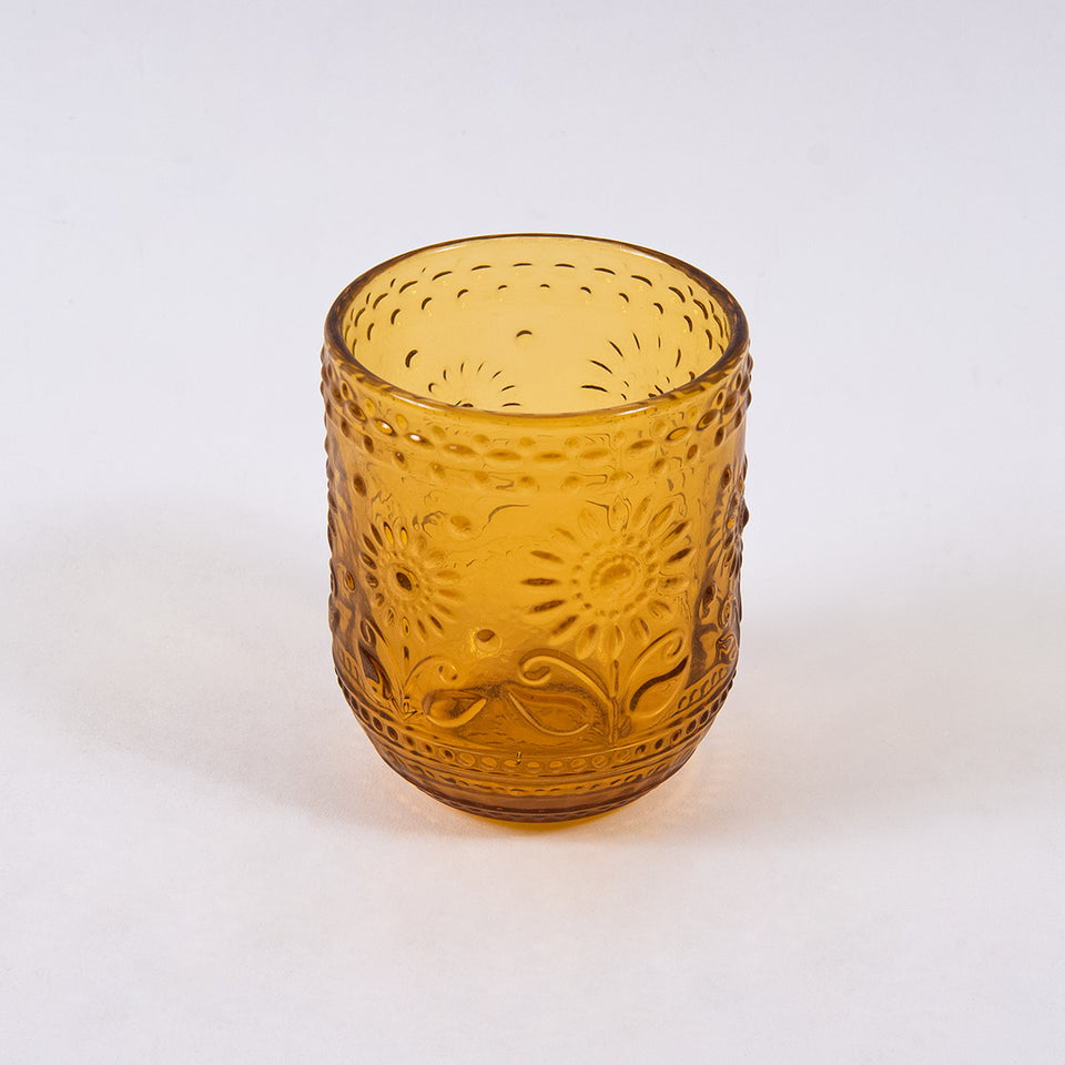 Embossed Drinking Glass