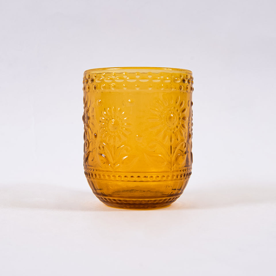 Embossed Drinking Glass