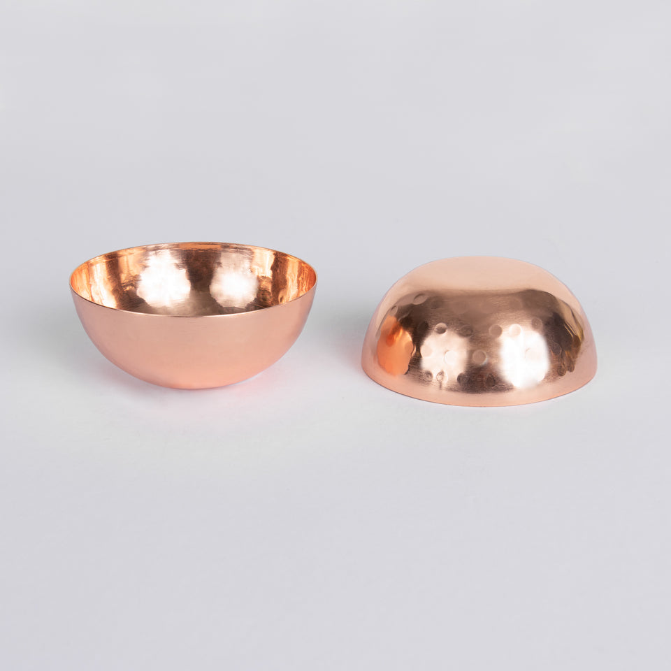 Hammered Copper Mini Pinch Pot