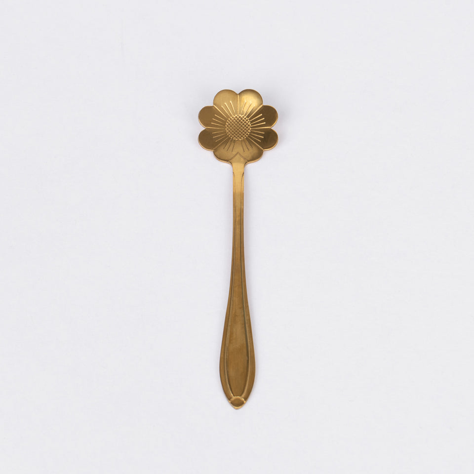 Stainless Steel Flower Shaped Spoons
