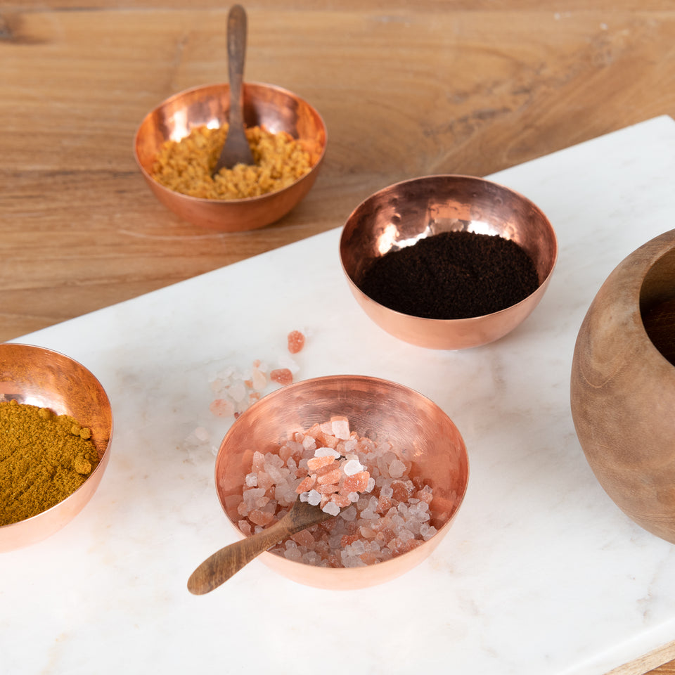 Hammered Copper Mini Pinch Pot
