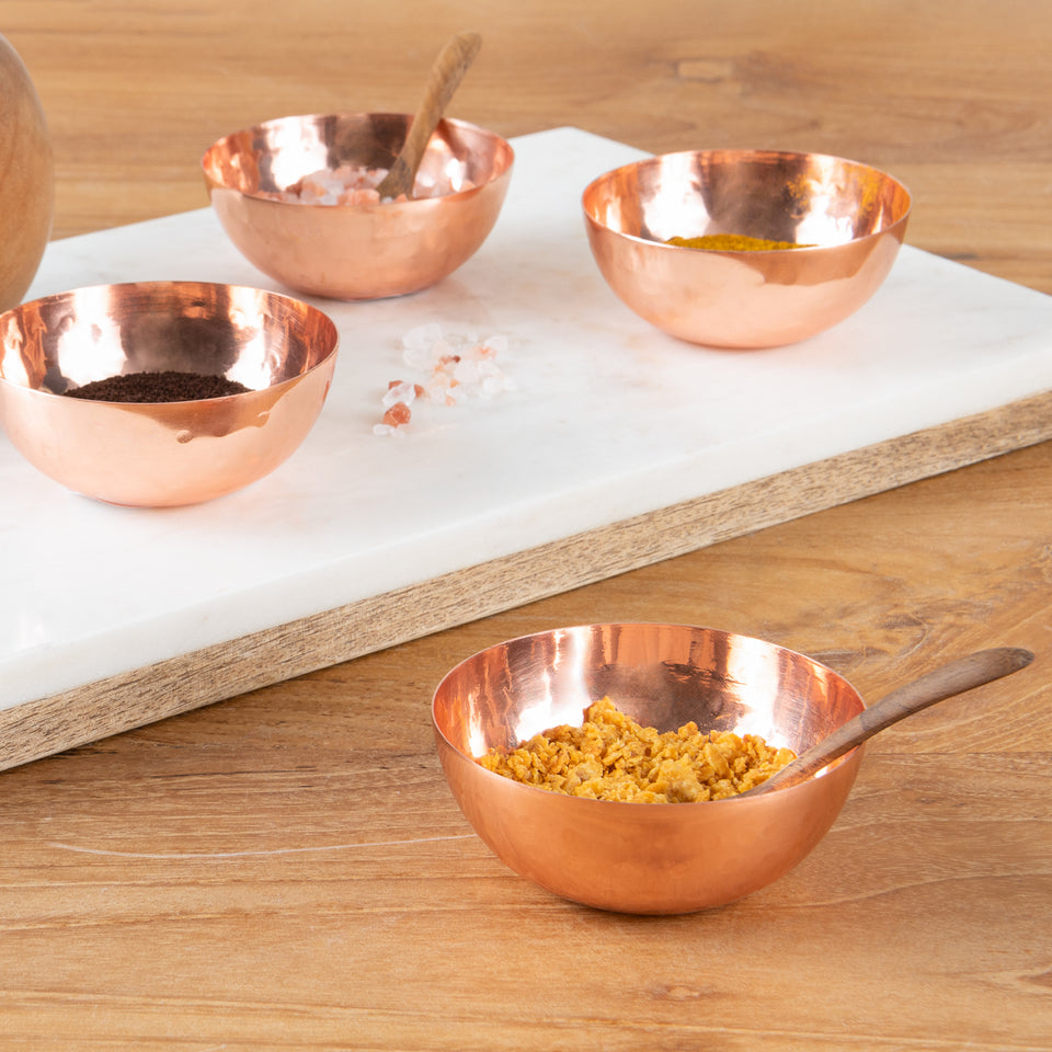 Hammered Copper Mini Pinch Pot