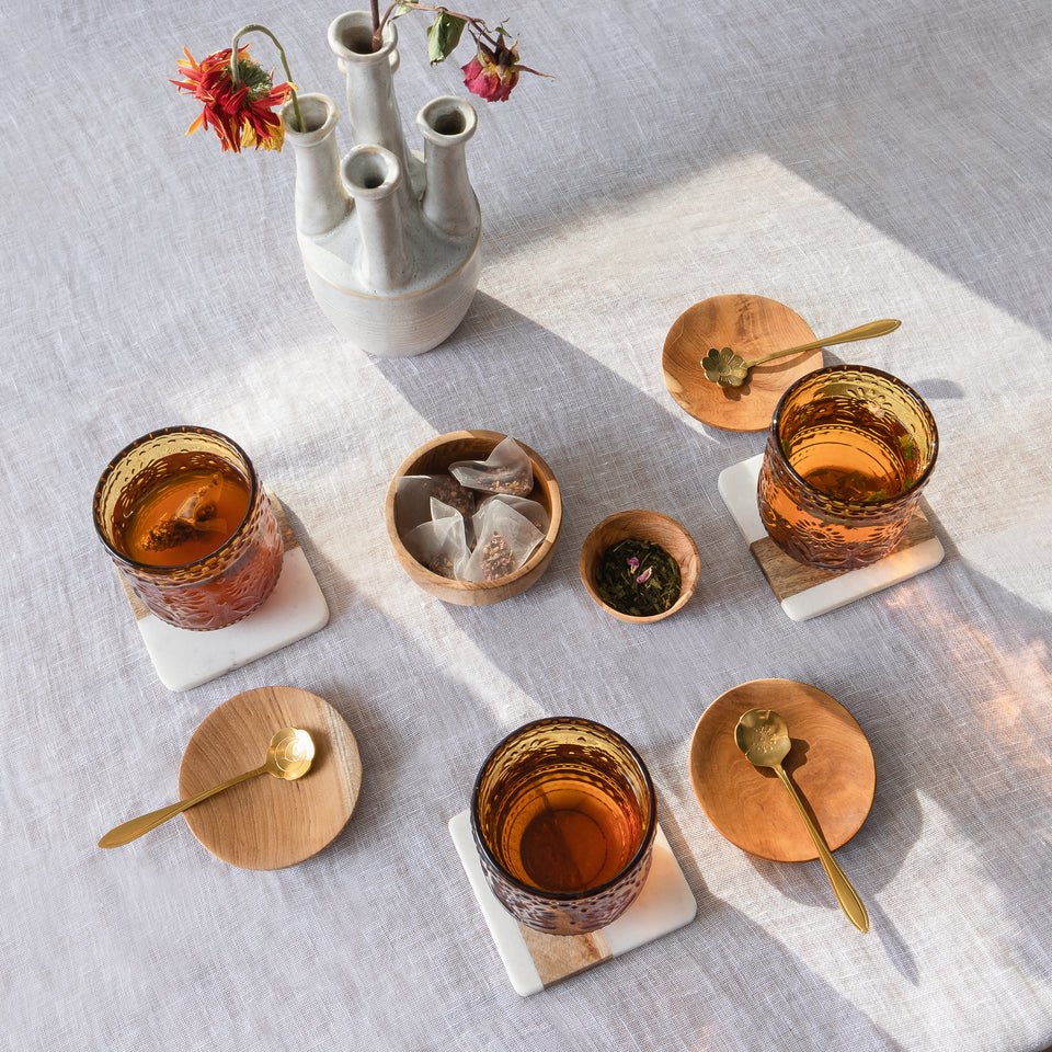 Stainless Steel Flower Shaped Spoons