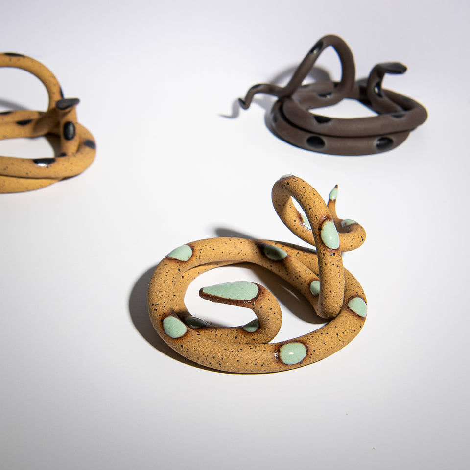 Handmade Ceramic Snake