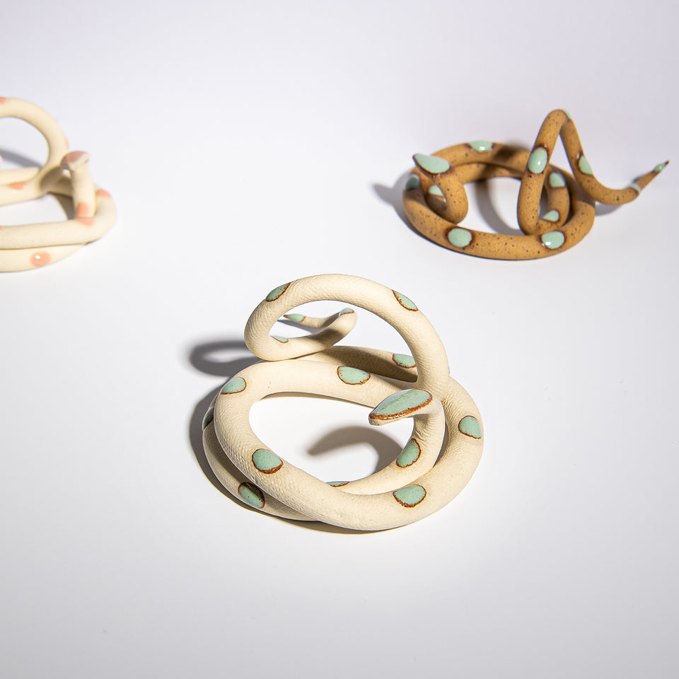 Handmade Ceramic Snake