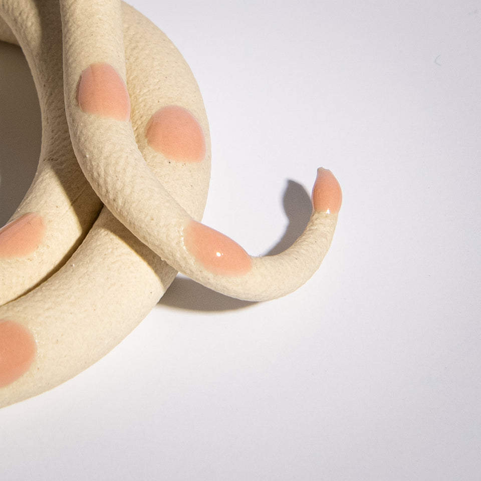 Handmade Ceramic Snake