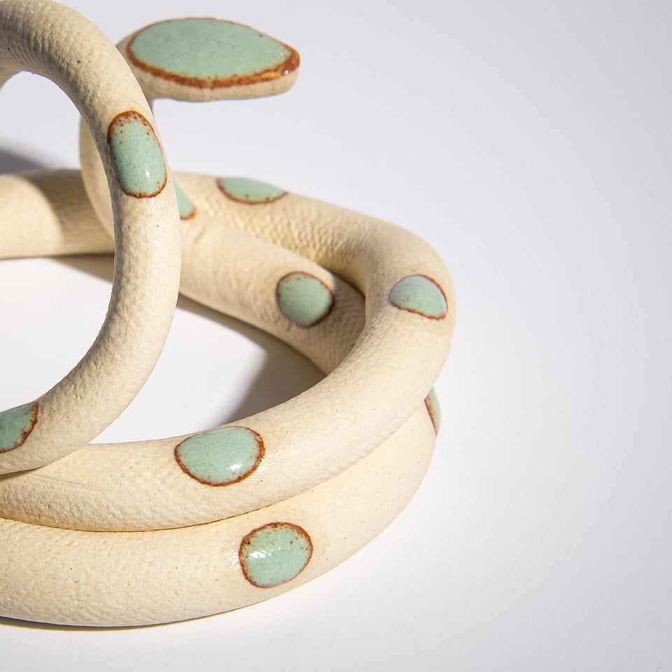Handmade Ceramic Snake