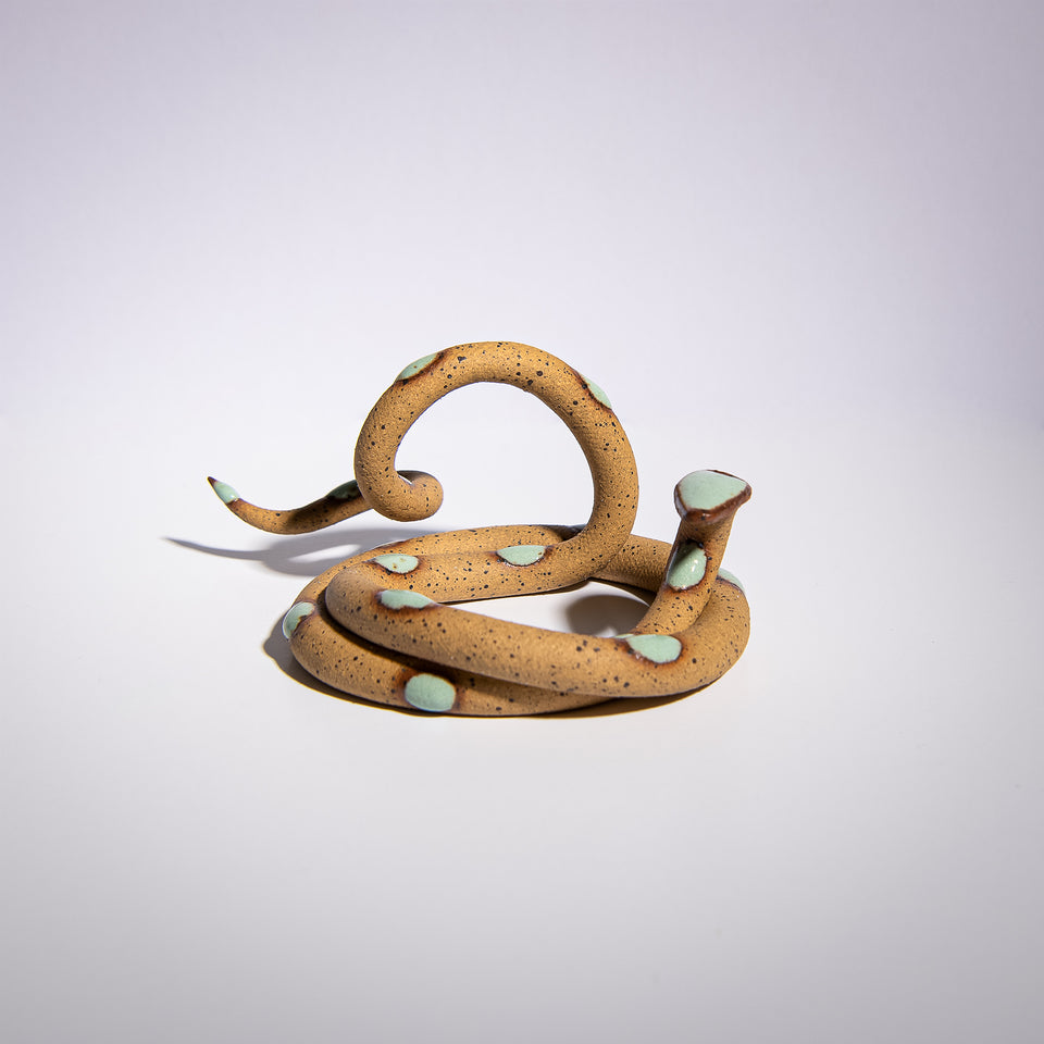 Handmade Ceramic Snake