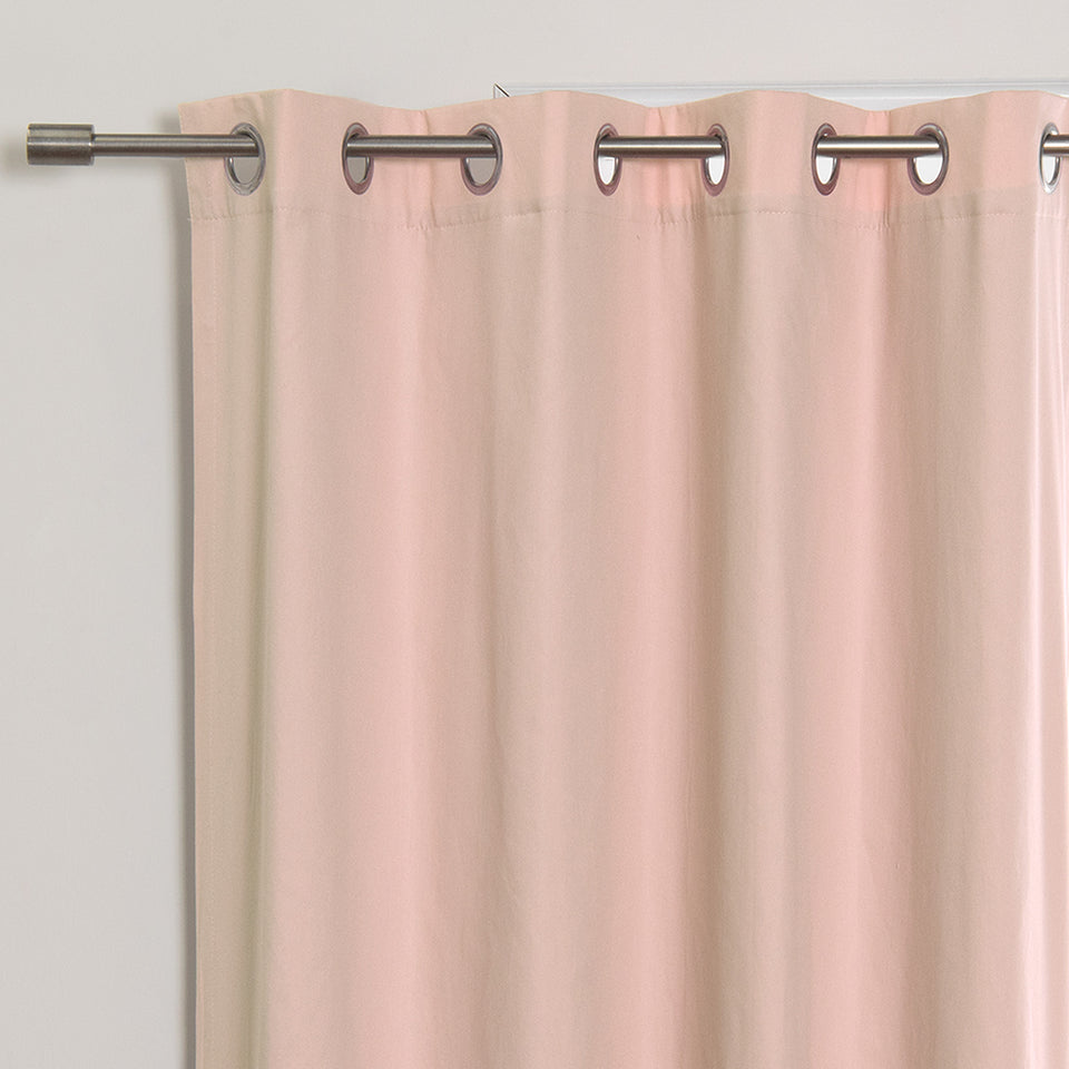 Solid Cotton Blackout Curtains