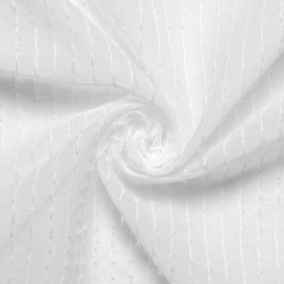 Sheer Thin Stripe Grommet Curtains