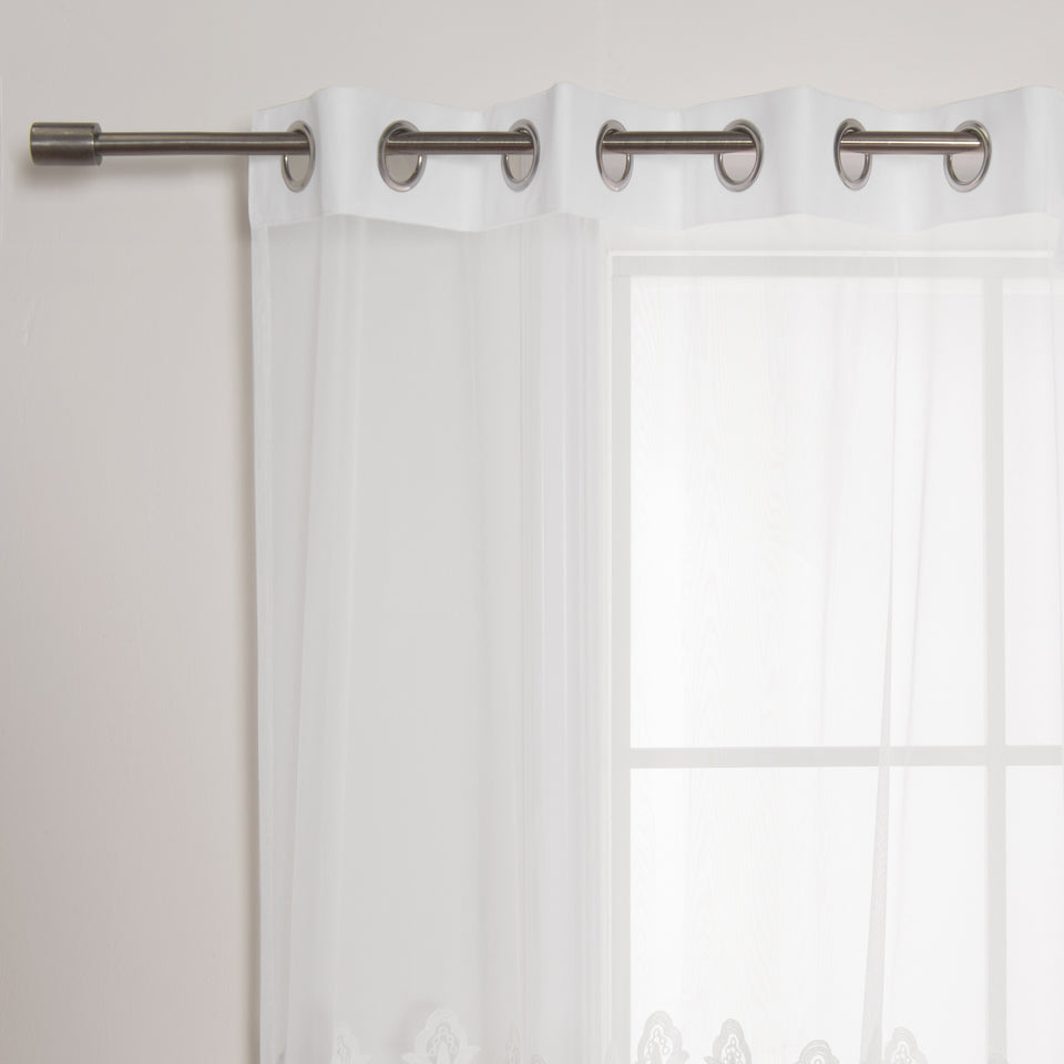 Sheer Tulip Grommet Curtains