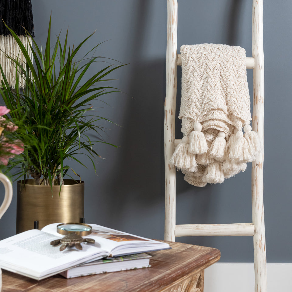 Rustic Wooden Decorative Ladder
