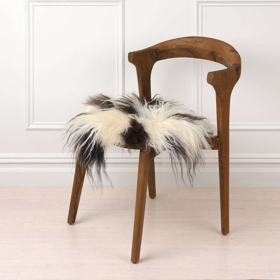 Icelandic Sheepskin Stool Cover
