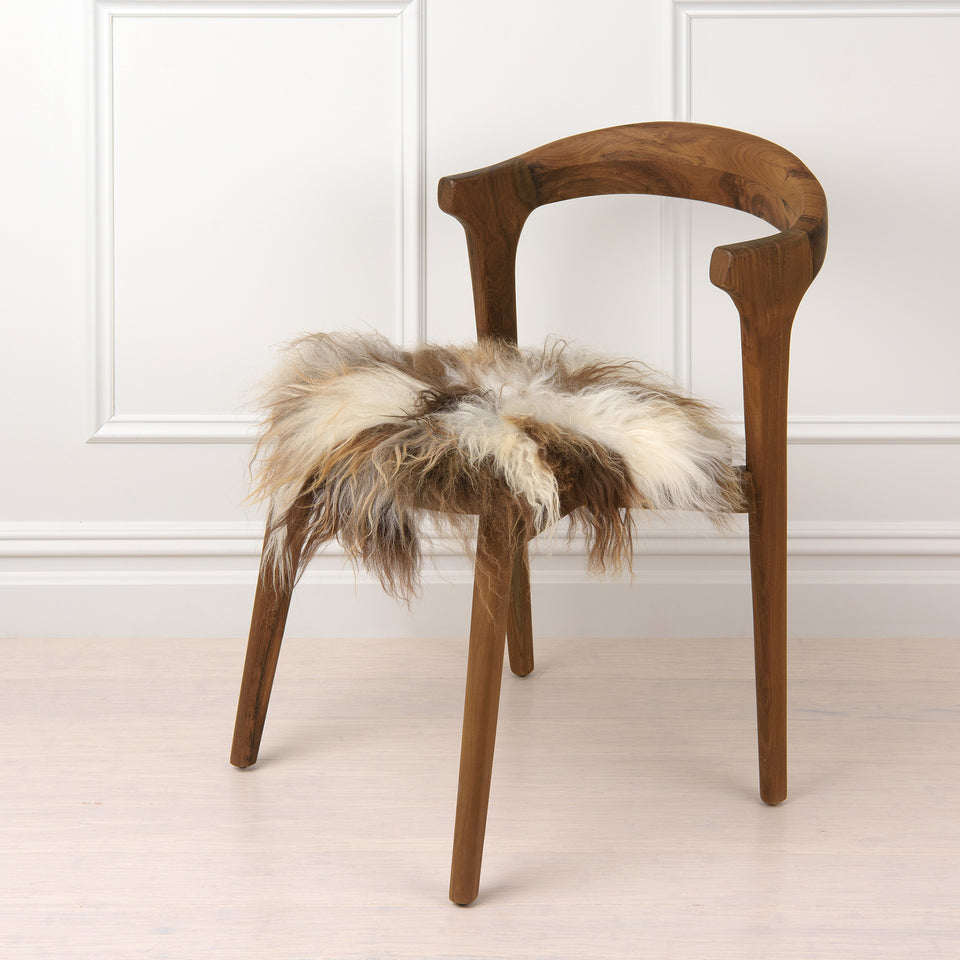 Icelandic Sheepskin Stool Cover