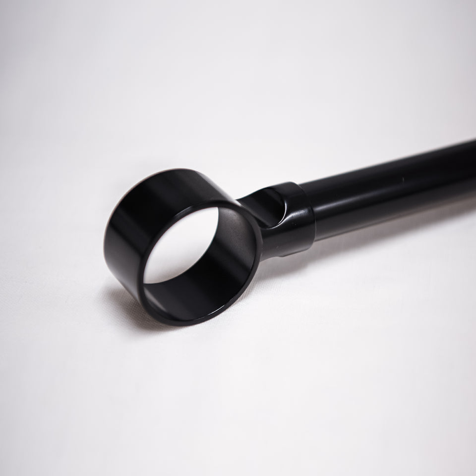 Circle Ring Finial Metal Curtain Rod