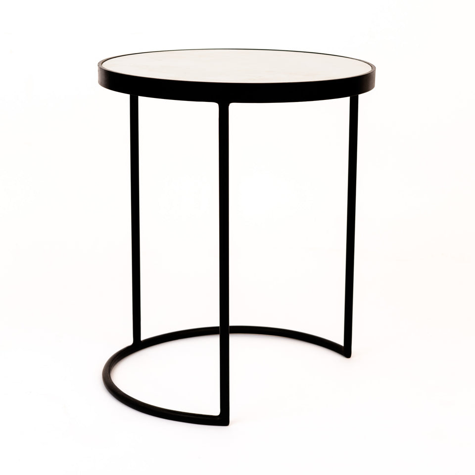 Round Marble Nesting Tables