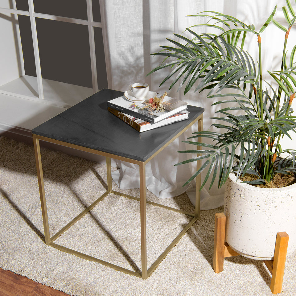 Piers Square Marble Table