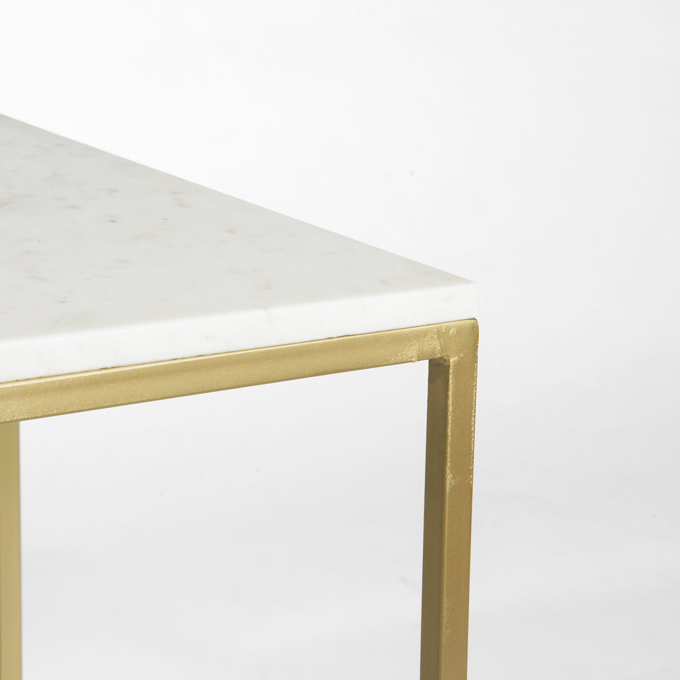 Piers Square Marble Table
