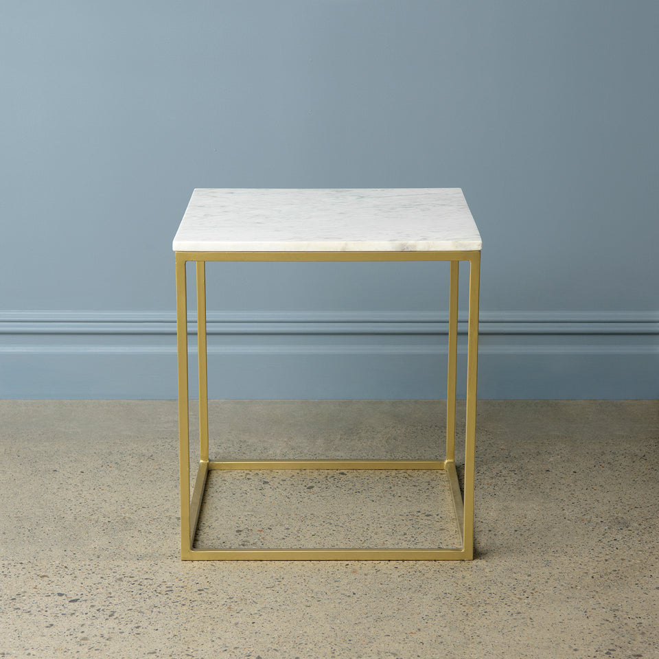 Piers Square Marble Table