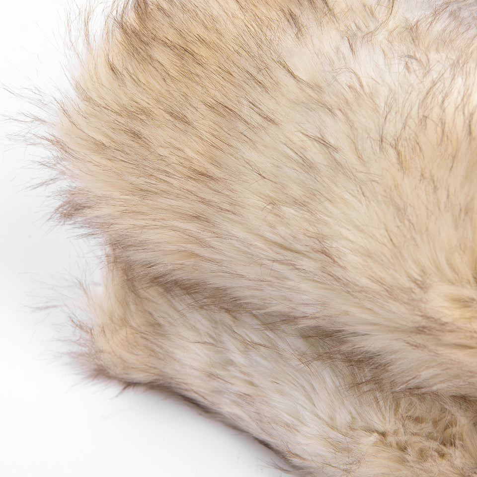 Faux Fur Throw - Champagne Fox
