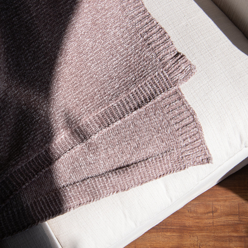 Chenille Blanket - Beige