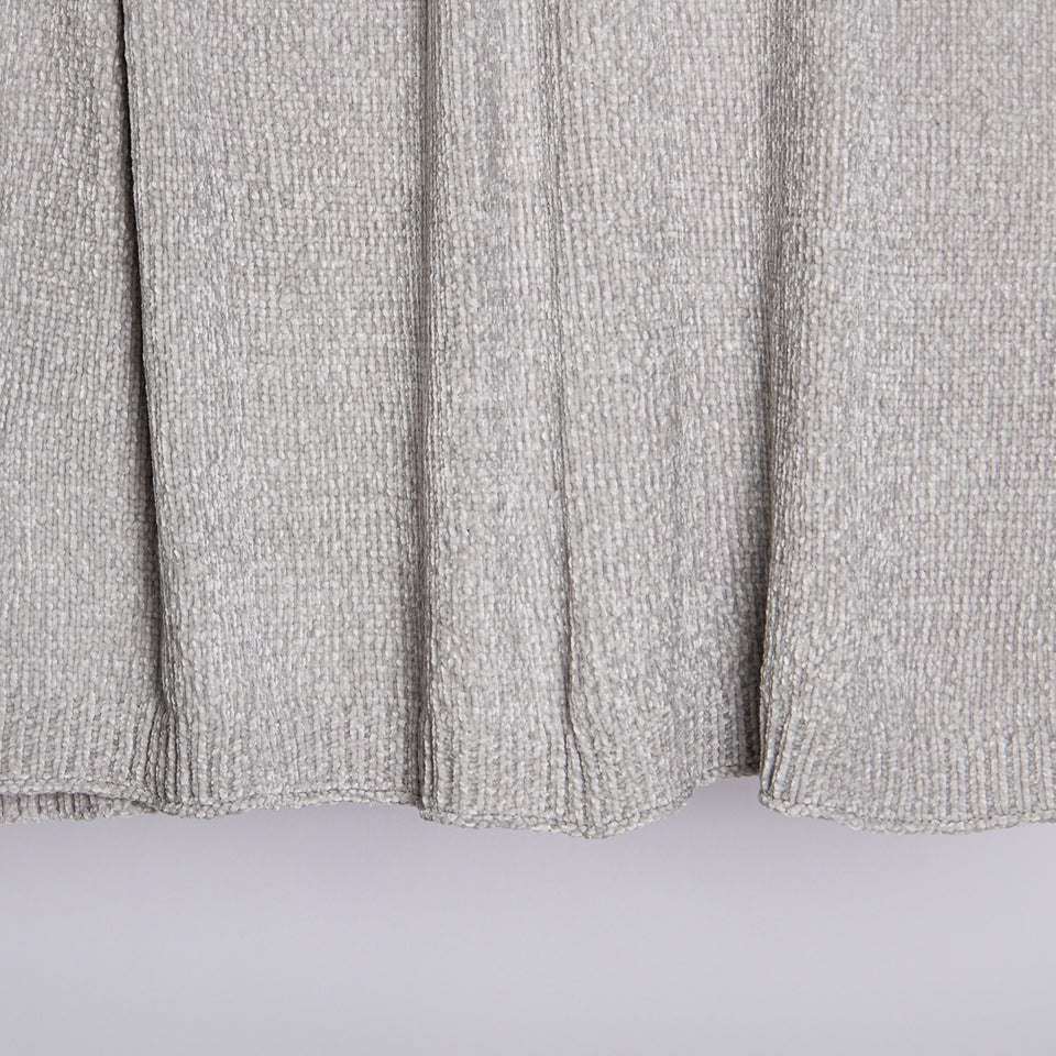 Chenille Blanket - Light Grey