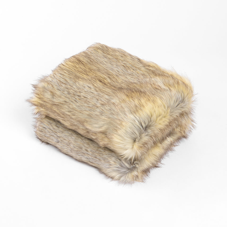 Faux Fur Throw - Kitt Fox