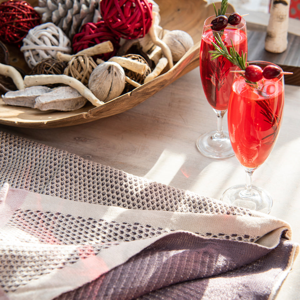 Woven Honeycomb Throw