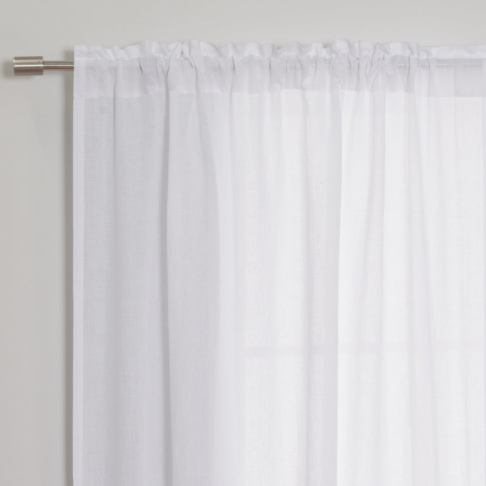Brittany Opaque Linen Back Tab Curtain