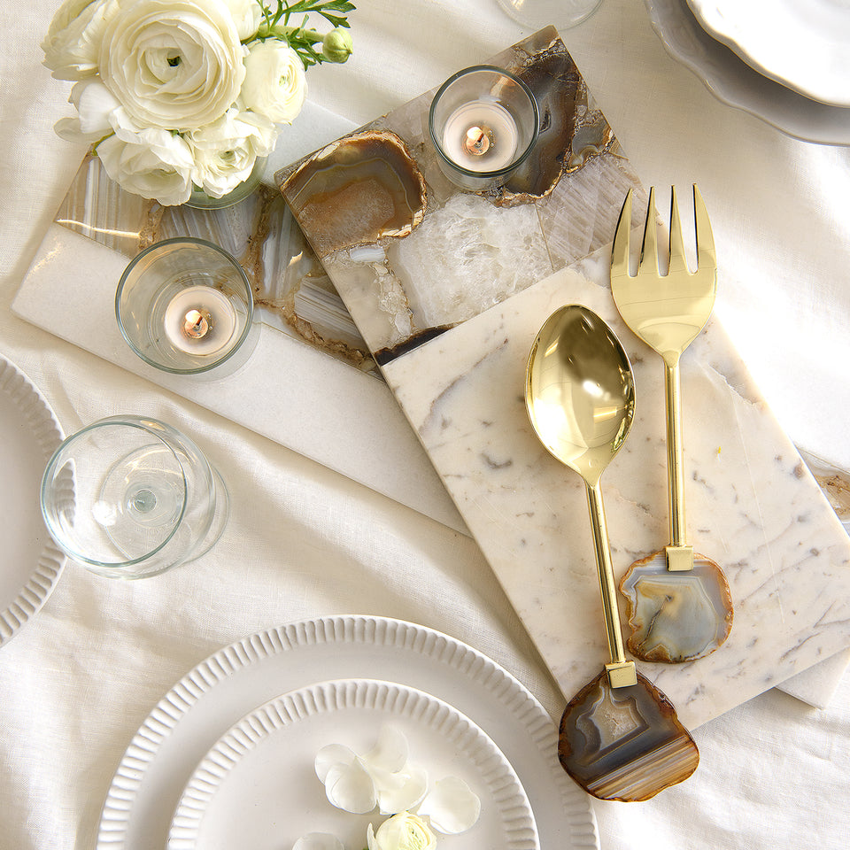 Agate Serving Set