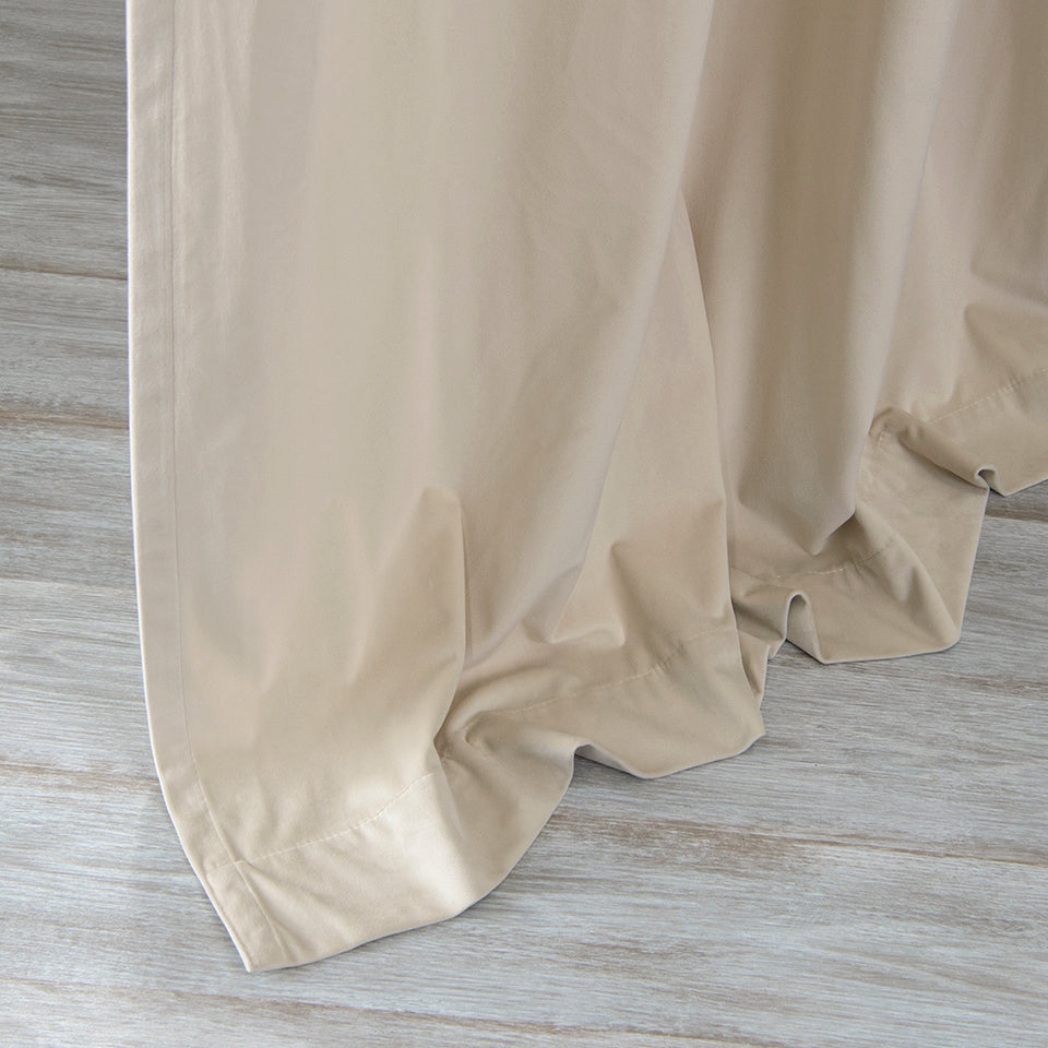 Luster Velvet Grommet Curtain