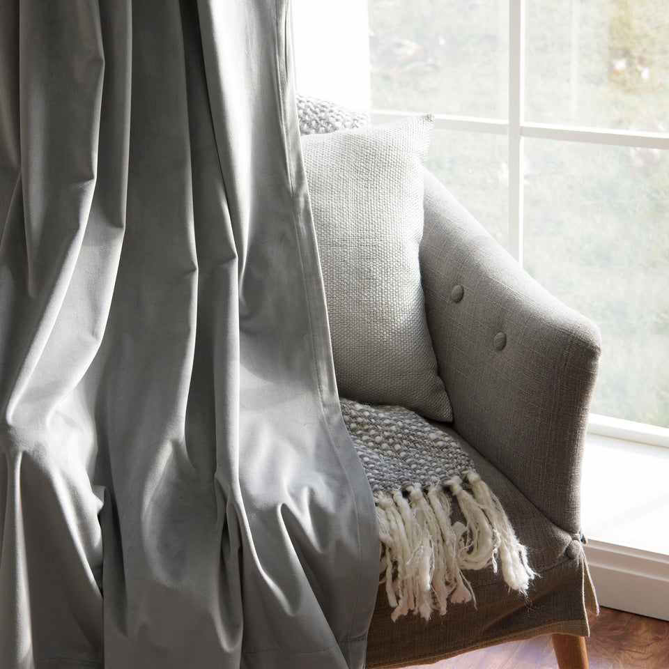 Luster Velvet Grommet Curtain