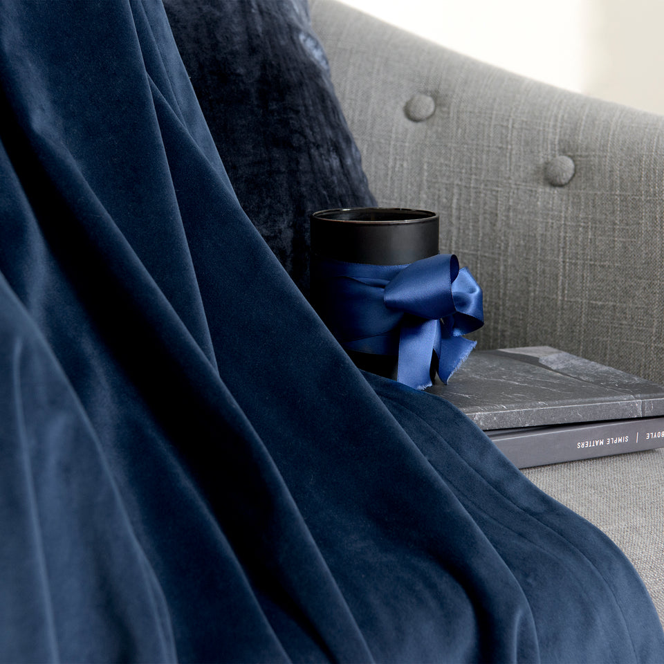 Luster Velvet Grommet Curtain