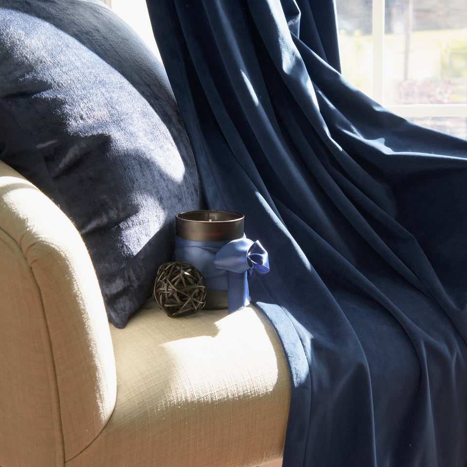 Luster Velvet Grommet Curtain