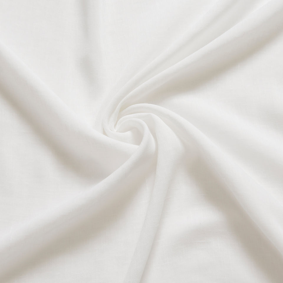 Faux Linen Romantic Tie Top Curtains