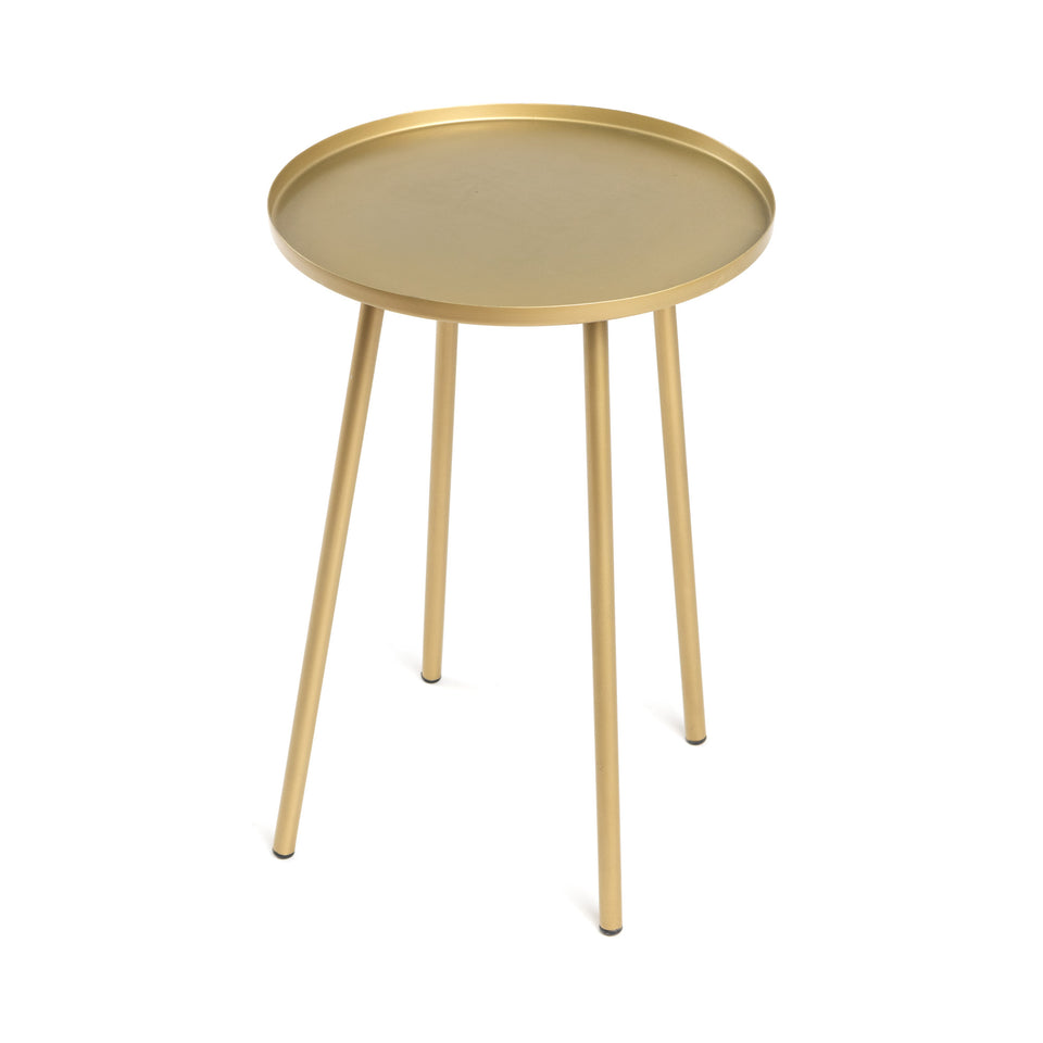 Brass Finish Tray Table