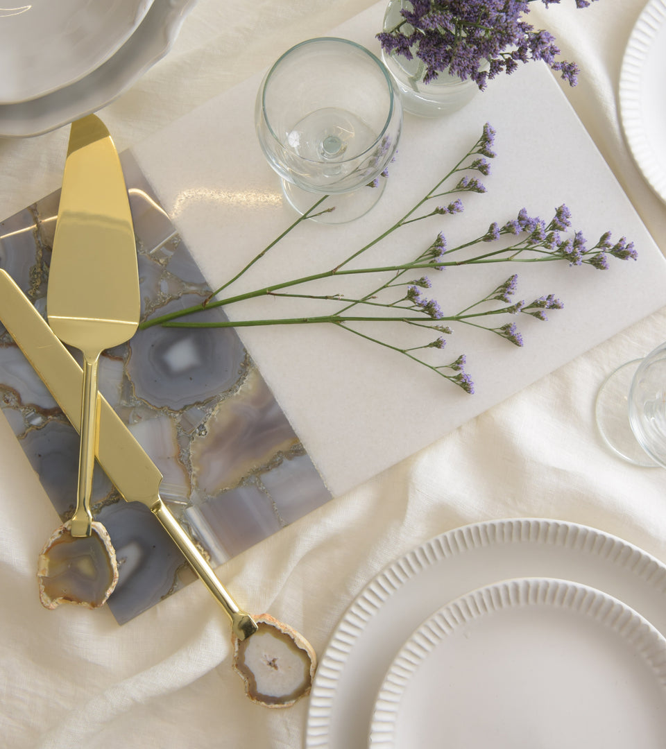 Prettify Your Table with Marble & Agate – BHFhome
