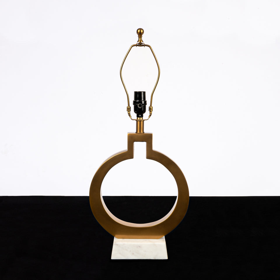 Elysian Brass Illusion Vase Lamp