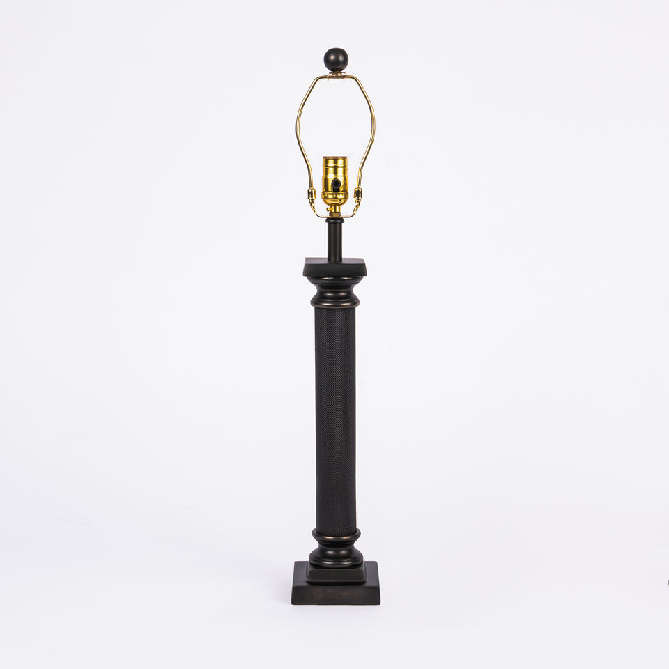 Midnight Grace Tall Textured Metal Lamp