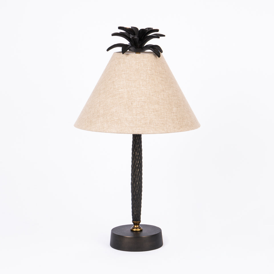 Palm Tree Metal Table Lamp