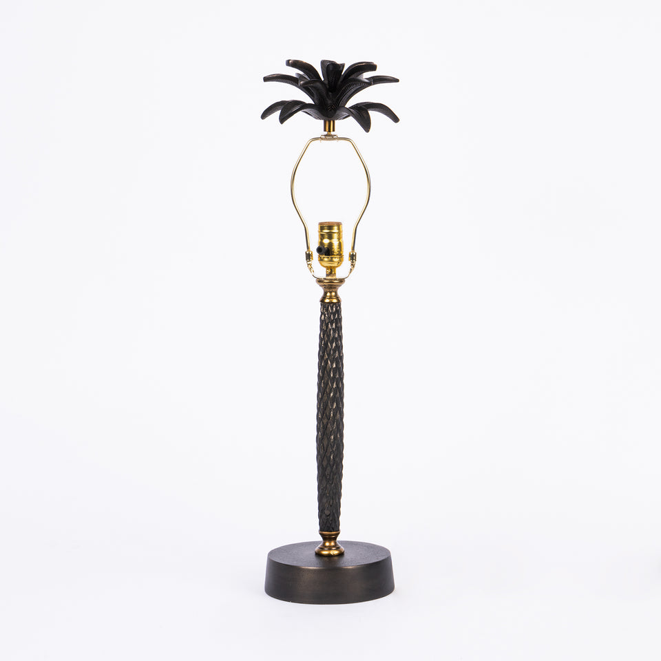 Palm Tree Metal Table Lamp