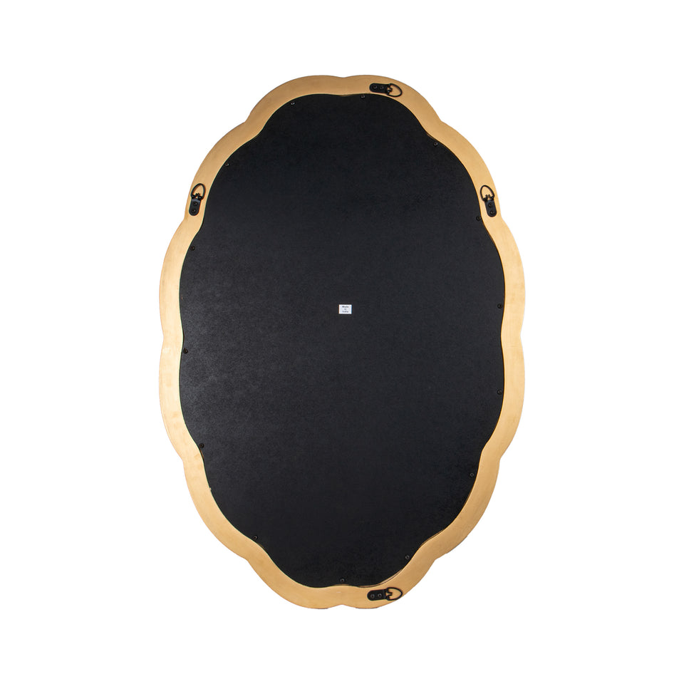 Gold Scallop Frame Mirror