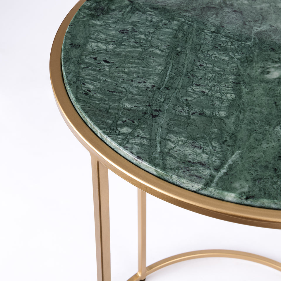 Round C Table Gold Base