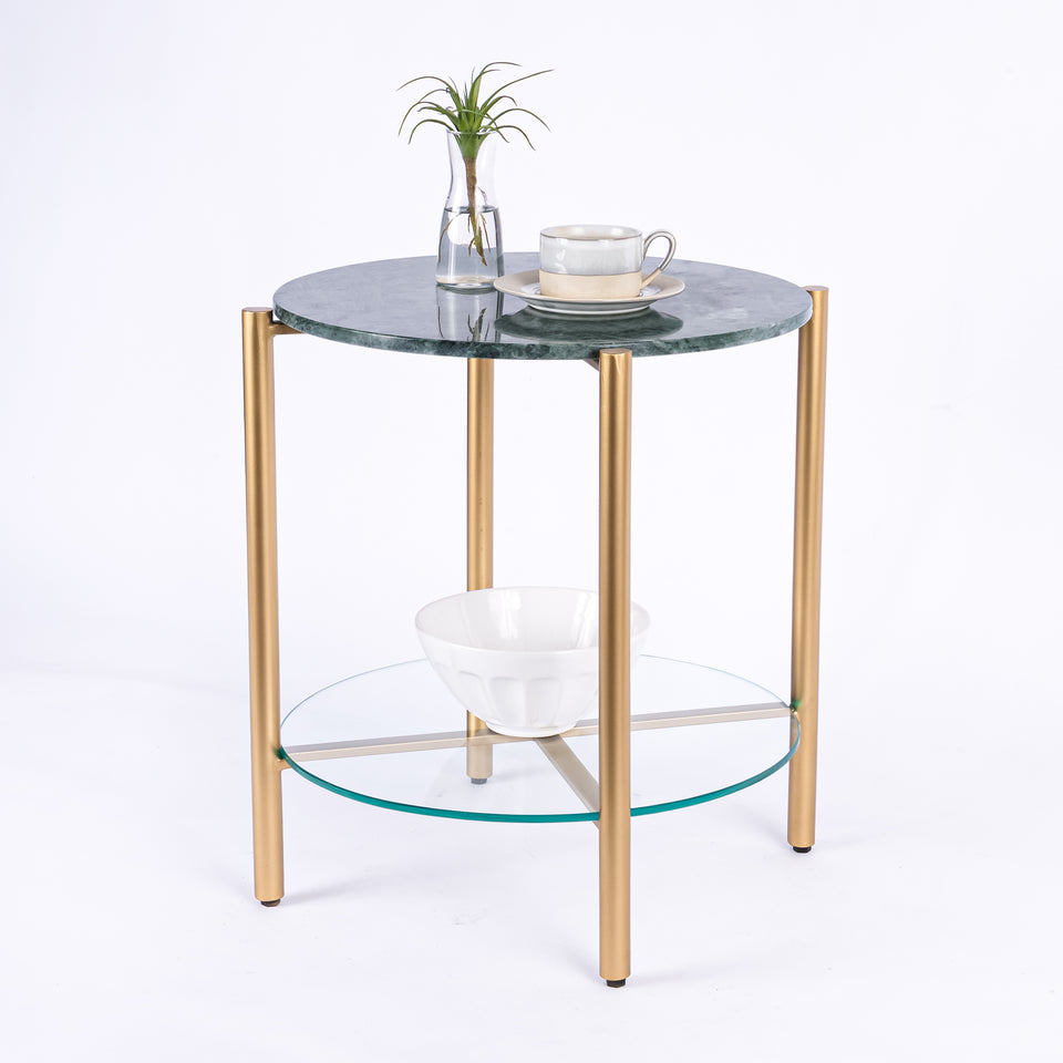 Transitional Gold Base Round 2 Tier Table