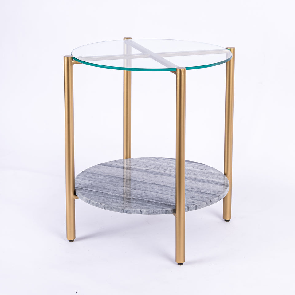 Transitional Gold Base Round 2 Tier Table