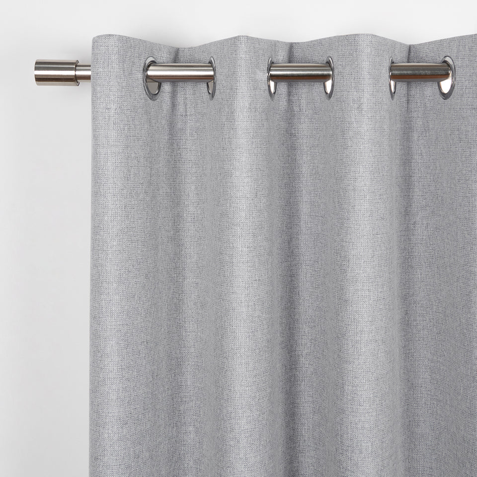 MAX Blackout Linen-Textured Curtains Set