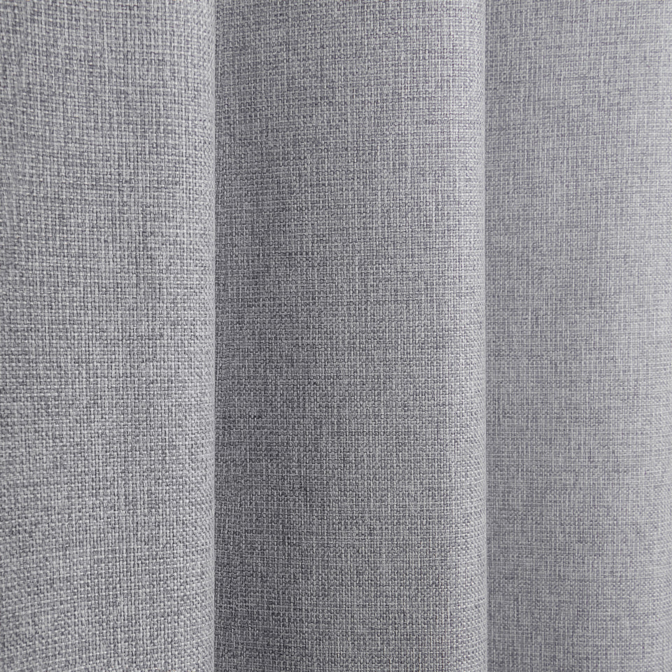 MAX Blackout Linen-Textured Curtains Set